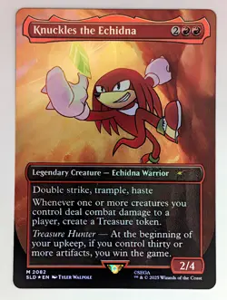 (Foil) Knuckles the Echidna (2082) Secret Lair Drop Series Mtg NM - Image 1