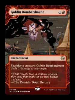 Goblin Bombardment 43 R Wilds of Eldraine: Enchanting Tales - Image 1