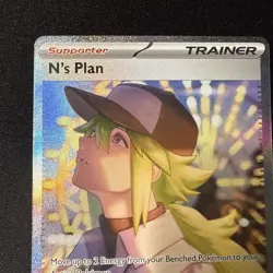 Pokemon N’s Plan 170/086 SIR S&V Black Bolt Pack Fresh! 10 Contender - Image 2