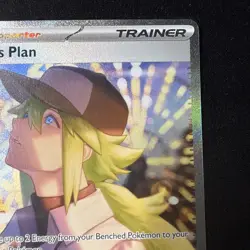 Pokemon N’s Plan 170/086 SIR S&V Black Bolt Pack Fresh! 10 Contender - Image 3