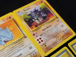 1999 Pokemon Base Set / Jungle Card Lot - Holo Hitmonchan WOTC - Image 4
