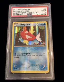 Magikarp PSA 9 Toys R Us Promo 2016 Pokemon Generations Holo - Image 1