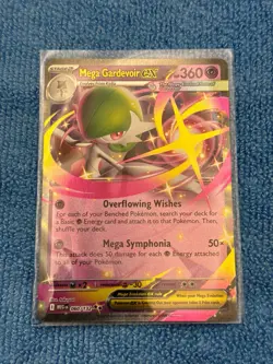 English Pokemon Mega Gardevoir ex 060/132 Me01: Mega Evolution Holo Double Rare - Image 1