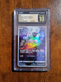 CGC 10 PRISTINE Japanese JP Pokemon 2022 Mew 183/172 VSTAR Universe AR S12a - Image 1