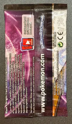 Pokemon TCG: Shining Legends Booster Pack- Mewtwo- Sealed! - Image 2