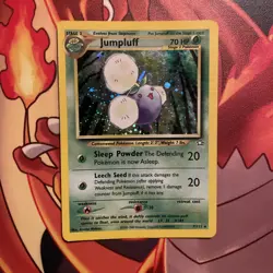 Pokemon Jumpluff 7/111 WotC Neo Genesis Holo Rare mp/lp tcg ir ar - Image 1