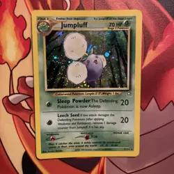 Pokemon Jumpluff 7/111 WotC Neo Genesis Holo Rare mp/lp tcg ir ar - Image 2