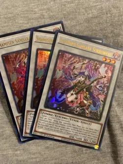 3x Shamisen Samsara Sorrowcat 1st Edition Ultra Rare MP23-EN189 Yu-Gi-Oh! - Image 1