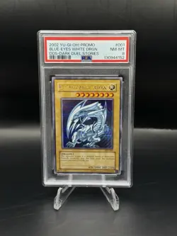 Blue-Eyes White Dragon - Dark Duel Stories Promo DDS-001 PSA 8 - Image 1