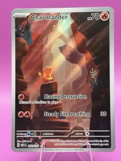 Pokemon TCG Charmander 168/165 SV Scarlet & Violet 151 Card NM Condition - Image 1