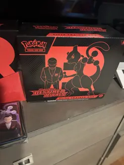 Destined Rivals ETB OPENED Box,accessories SEALED Promo Card Pokemon (No Packs) - Image 3