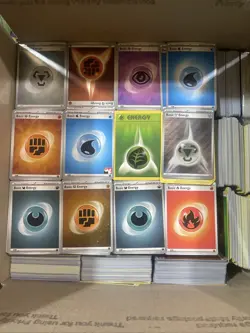Pokemon Energy Cards Bulk Lot 25+lbs Over 6000 Energy - Image 1