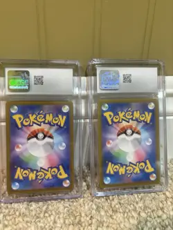 Japanese Pokemon Cards Magneton & Rookidee Graded 9 - Image 2