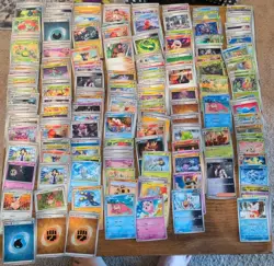 Lot Of 351 Pokemon Cards Holo, Reverse Holo, Bulk, Pokeball - Image 1