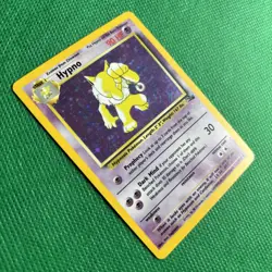1999 Pokemon {HYPNO} 8/62 Fossil Set Holo Rare Card Vintage NM/Unplayed - Image 2
