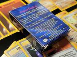 1999 Pokemon Trainer Deck A Box PLUS Card Lot - Red Border Machoke Brocks WOTC - Image 3