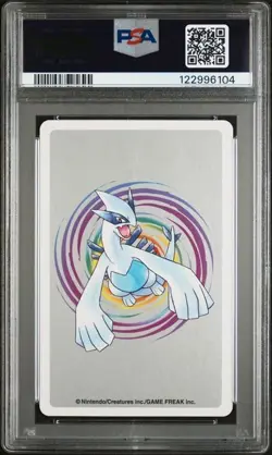 2000 POKEMON SILVER VERSION PLAYING CARDS #199 SLOWKING KING OF SPADES - Image 2