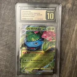 Venusaur ex 003/165 Pokemon 151 CGC 10 Pristine Holo Japanese Card Pristine 10 - Image 1