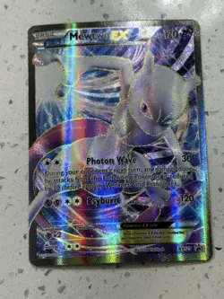 Mewtwo EX XY125 Full Art Black Star Promo Holo Pokemon Card Full Art Rare NM - Image 4