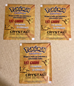 Pokemon 2024 Peru Stained Glass Crystal Card Collection 3 Packs - Image 2