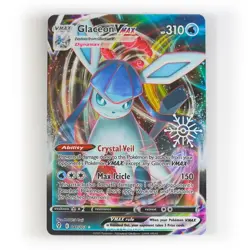 Pokemon - Glaceon VMAX - Snowflake Stamp - 041/203 - Holiday Calendar Promo Card - Image 1