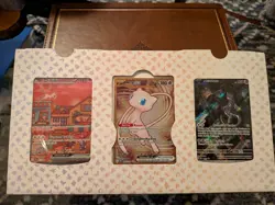 Pokemon 151 Ultra-Premium Collection (UPC) Mew Promo Card Set, All 3, Sealed/New - Image 1