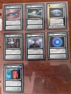 Star Trek CCG, 16 Card Lot, Reflections - Image 2