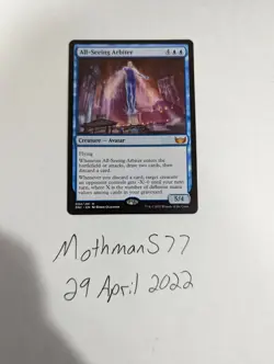 x1 All-Seeing Arbiter M MTG Streets of New Capenna M/NM, English Magic Card - Image 1