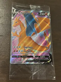 Sealed 2020 Charizard SWSH050 Black Star Promo Card Champions Path Pokemon Card - Image 3