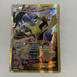 Pokemon Alakazam EX 2016 Holo Full Art Ultra Rare Card 125/124 Heavily Played - Image 2