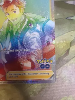 Pokemon TCG Professor's Research Holo Card Pokemon Go 084/078 Secret Rare NM - Image 5
