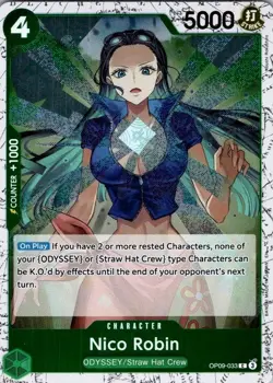 2023 One Piece Card Game Nico Robin #OP02-033 - Image 1