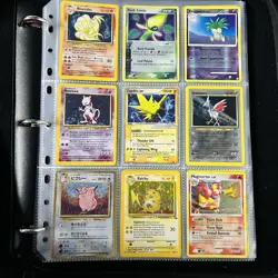 Pokemon Collection Vintage WoTC & More - Lot 100x Holos Binder Pages Cards - Image 1