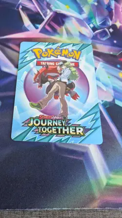 Pokemon TCG Journey Together Trainer Tips Art Card Ft. N & Zoroark - Image 1
