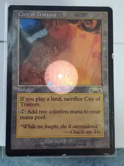 MTG City Of Traitors English Exodus EX/Good #B - Image 3