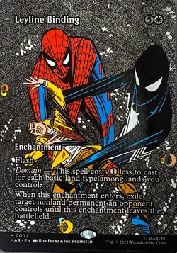 Leyline Binding (Borderless) Non- Foil M Marvel Universe Eternal-Legal 2 NM - Image 1