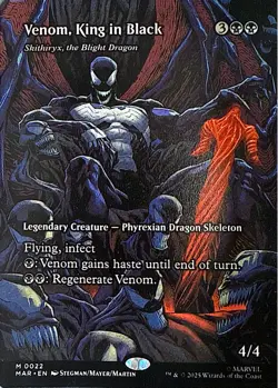 Venom, King in Black - Skithiryx, the Blight Dragon (Borderless) Non- Foil M Mar - Image 1