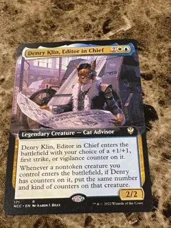 DENRY KLIN, EDITOR IN CHIEF Magic MTG Streets of New Capenna Extended Art - Image 1