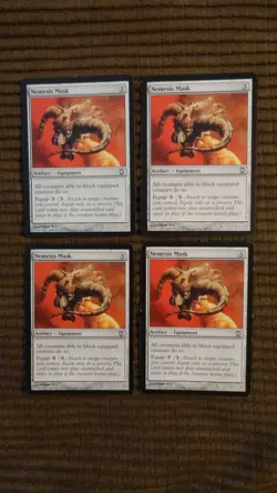 Magic: the Gathering / MtG Nemesis Mask x4 Darksteel - Image 1