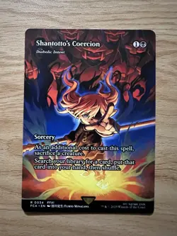 Shantotto's Coercion - Diabolic Intent (Non-foil) [Showcase] FCA 0034 Rare MTG - Image 1