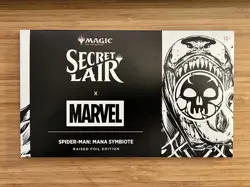 🕷 MTG Secret Lair x Marvel's Spider-Man - Mana Symbiote - Raised Foil 💎SEALED - Image 1