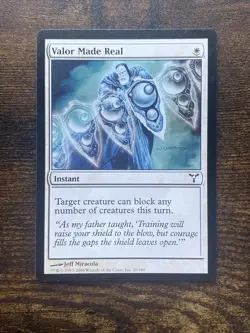 Valor Made Real (20) Dissension MTG Magic The Gathering D9209* - Image 1