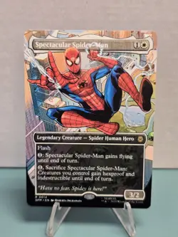 Spectacular Spider-Man #0014 Marvel's Spider-Man MTG Borderless NM - Image 1