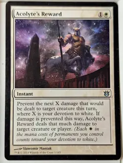 Acolyte's Reward - Born of the Gods - Magic the Gathering MTG Nice! - Image 1