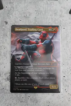Deadpool Marvel X Secret Lair (OPENED) non-foil Full Set W/harmless Offering - Image 4