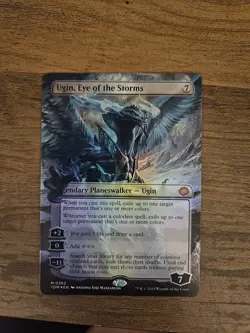 UGIN, EYE OF THE STORMS (BORDERLESS) FOIL Tarkir: Dragonstorm TDM - IN HAND - Image 1