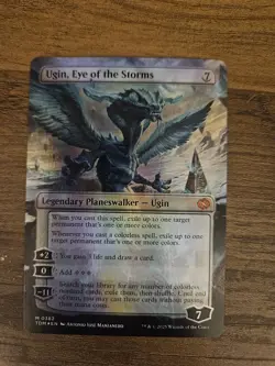 UGIN, EYE OF THE STORMS (BORDERLESS) FOIL Tarkir: Dragonstorm TDM - IN HAND - Image 2