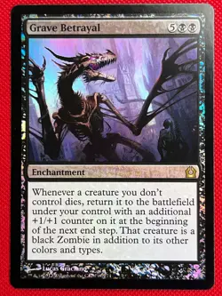 MTG Foil 1X Grave Betrayal X1 Return to Ravnica Magic - NM - Image 1