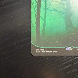 Forest Land Full Art Regular MTG Unstable #216 LP - Image 4