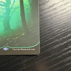 Forest Land Full Art Regular MTG Unstable #216 LP - Image 5